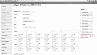 CIFLA LC - Step#4 League Scheduling