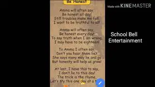 4th Standard Be Honest Song (Let Us Sing) Third Term English