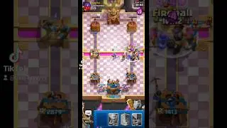 Double lane pressure and can't stop this #clashroyale #gameplay #gaming