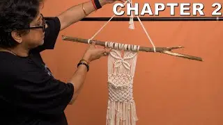 Chapter 2 | DIY MacramE Wall Hanging Butterfly Motif + Storage Pocket