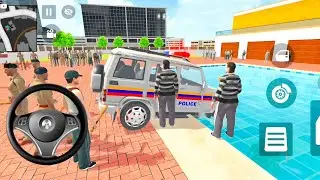 Police Car Accident in Pool 🚓 Crazy Police Simulator Gameplay Indian Theft Auto 
