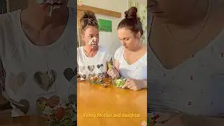 Funny mother and daughter🤣funny family 😂😂#funny #funnyprank #happy #prank #funnyvideos #foryou