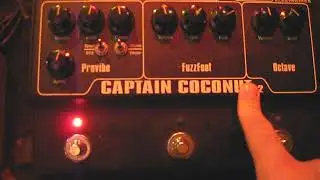 GUITAR PEDAL BOARD Captain Coconut 2 signature MXR 90 Keely OCD RMC Wah Lehle Maxon AD9 TC Chorus