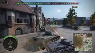 World of Tanks on the Siegfried Line map