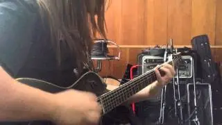 Downtuned guitar riff