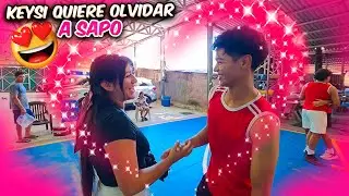 Keysi no disimula que le gusta uno de los chicos visitantes. Camarón regañó al equipo 4K.