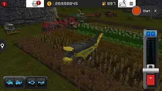 Harvesting of corn crop in fs 16 #shorts