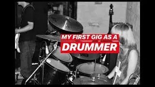 My first gig as a drummer. back in 2013 once upon the time all she wanted just rock and roll