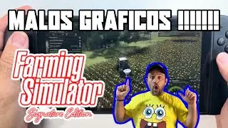Farming Simulator Signature Edition MODO PORT&Aacute;TIL! Ca&iacute;das de fps? Se ve mal 👎?