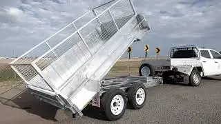 Heavy-Duty Hydraulic Tipper Trailer | Built for Aussie Tradies & Landscapers
