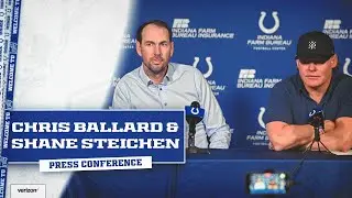 2024 NFL Draft | Shane Steichen and Chris Ballard Post-Draft Media Availability