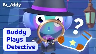 Buddy Plays Detective | Buddy the Robot | English for Kids | Buddy.ai