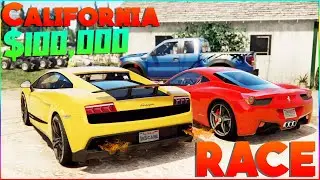 GTA 5 Roleplay - $100k Race - CDRP #6