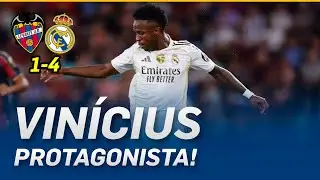 🔥 Vit&oacute;ria de Gigante! Real Madrid bate o Levante com protagonismo de Vini Jr
