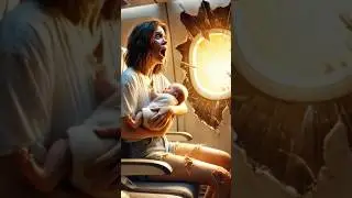 Lovely baby met a plane crash, cute otter rescued him #story #cute #love #otter #drama #animation