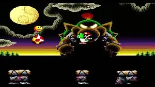 Super Mario World 2: Yoshi's Island (SNES) Final Boss Baby Bowser + Ending (No Damage + HD Mode 7)