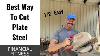 Best Way to Cut Steel Plate 1/2 inch FAST with Carbide Tip Stihl Saw
