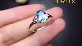 Butterfly Blue Topaz Gold Ring @KDRjewels