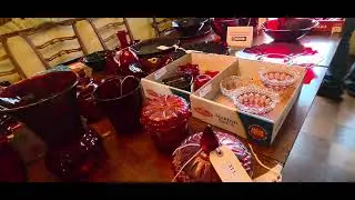 400 Pieces of Ruby Glass!! Lifelong Antique Collector Estate Sale/South Georgia 