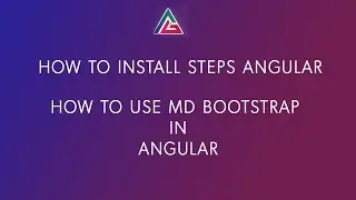How To Install Steps in Angular  I  How To Use MDbootstrap In Angular