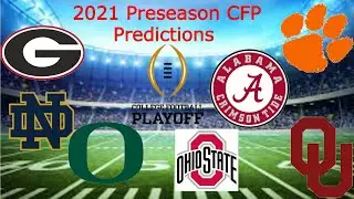 2021 Preseason College Football Playoff Predictions