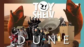DUNE Toyshelv Display LGN + McFarlane + Knights of the Slice + LEGO
