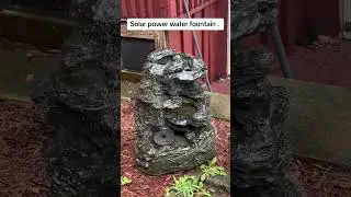 Eco-Friendly Solar Fountain Adds Charm to Your Outdoor Space #fok