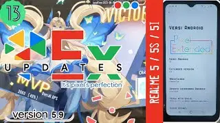 Pixel Extended 5.9 di Realme 5 / 5i / 5s | Custom Rom Android 13 | Install dan Review | trinket