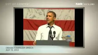 Out of Context: Restore Our Future vs. Obama 'It worked'