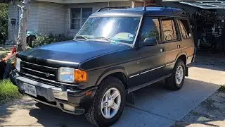 GOT THIS CAR LOOKING NEW AGAIN !!! 1998 Landrover Discovery in (@cheetahwrap) Satin Black