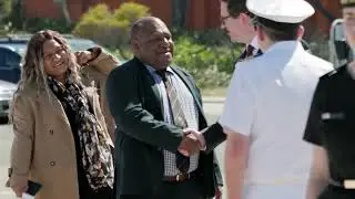 Handover Takeover Ceremony for HMPNGS Gilbert Toropo Guardian Class Patrol Boat 404.