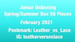 Jomar Wholesale Unboxing Spring/Summer Box