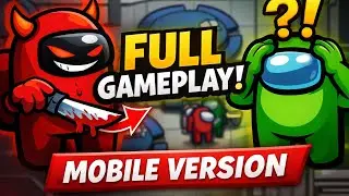 Playing Among us with random people 🎮Random players = pure chaos 😂#among us#among us mobile gameplay