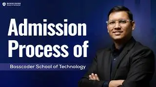 Admission Process for Bosscoder School of Technology | College Admissions 2026 #bosscoder #btech