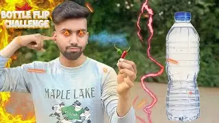 Bottle flip challenge punishment | Mirchi khani pari 🤮 | bottle flip game