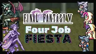 Castle Walse & Karnak | FOUR JOB FIESTA | FFV Pixel remaster | Ep. 4