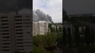 Berlin Tegel Lagerhallen verbrannt