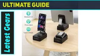 `LENRUE Cell Phone Stand with Bluetooth Speakers &ndash; Best Compact Desk Gadget Gift