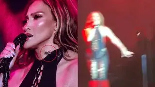 Jennifer Lopez FREAKS As GIANT Bug Crawls Up Her Neck LIVE On Stage