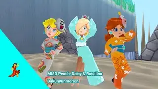 [MMD] Peach Daisy & Rosalina - Bakunyunmorion