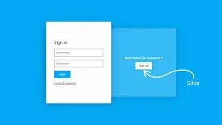 Responsive Sliding Login & Registration Form Using HTML CSS & Javascript @KhansTutorials300