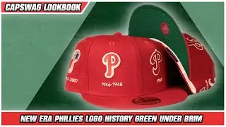 Phillies Logo History | Red with Green Underbrim | 59Fifty Fitted