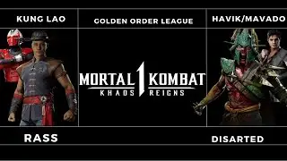 Rass (Kung lao/Sektor) VS Disarted ( Havik / Mavado) | Mortal Kombat 1 | Golden Order League