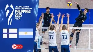 Finland 🇫🇮vs🇦🇷 Argentina | FIVB Men’s World Championship 2025 | Quezon City, Philippines