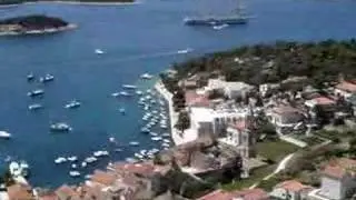 Hvar from the Fortiza