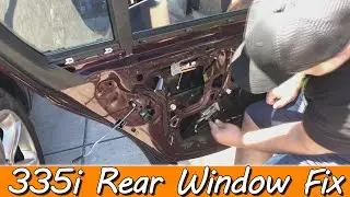 BMW 335i e90 Rear Window Mechanism Replacement