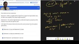 JEE MAIN PYQ: 21 statement based problem on angle of contact and capillary action