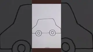 How to Draw a Police Car for Beginners #easy #drawing #art #youtubeshorts #shorts #viral #car