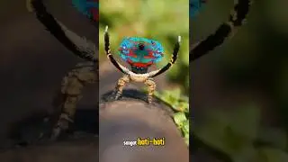 Laba laba paling romantis di dunia #peacockspider #labalabamerak #maratusvolans #maratus #labalaba