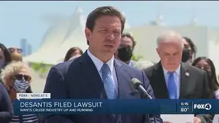 Florida suing federal government, CDC over cruise industry shutdown, officials say